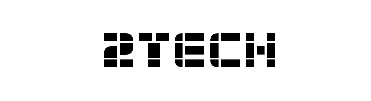 2Tech  Descarca Fonturi Gratis