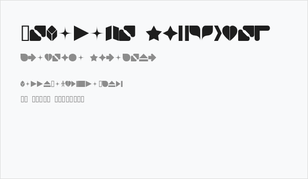 2TheLeft Dingbats Business Card