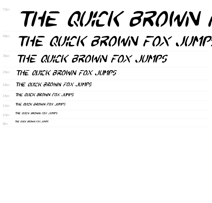 2Toon Italic Waterfall