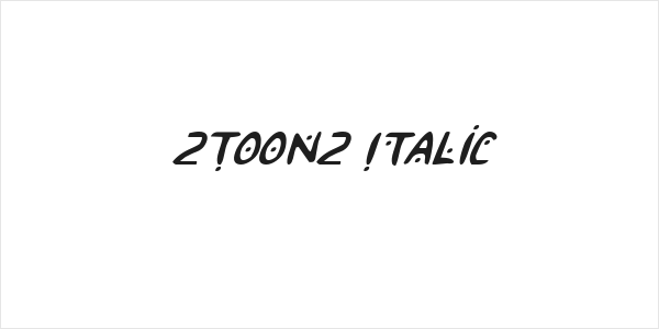 2Toon2 Italic Logo