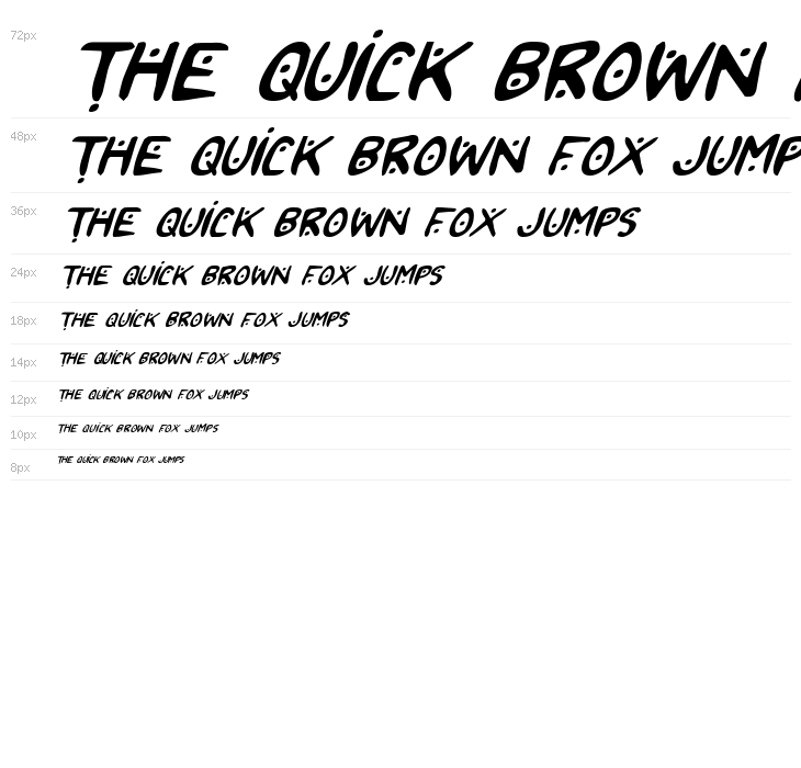 2Toon2 Italic Waterfall