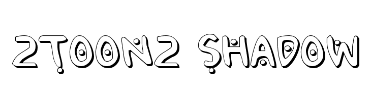 2Toon2 Shadow Fonte