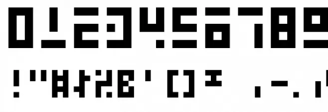 3t3-5x3 Font OTHER CHARS