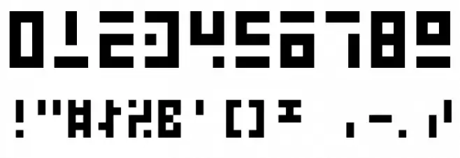 3t3-5x3 Font OTHER CHARS