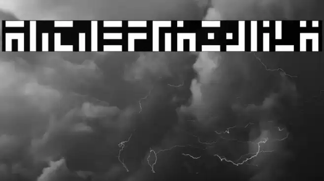 3t3-5x3 Font examples