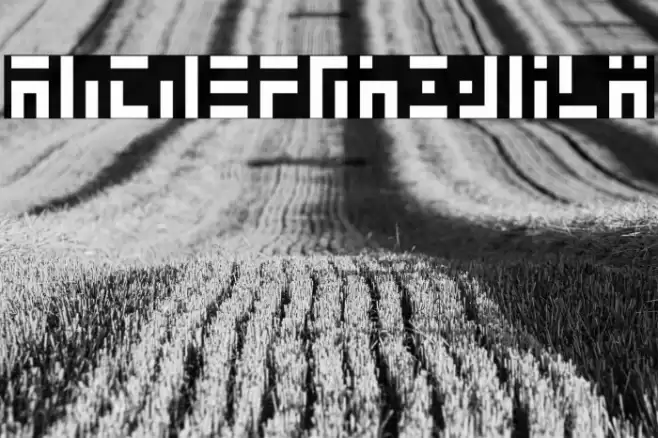 3t3-5x3 Font examples