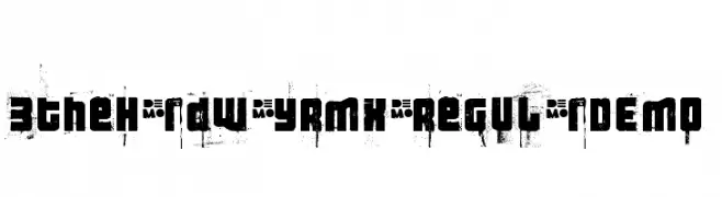 3theHardwayRMX-RegularDEMO  font caratteri gratis
