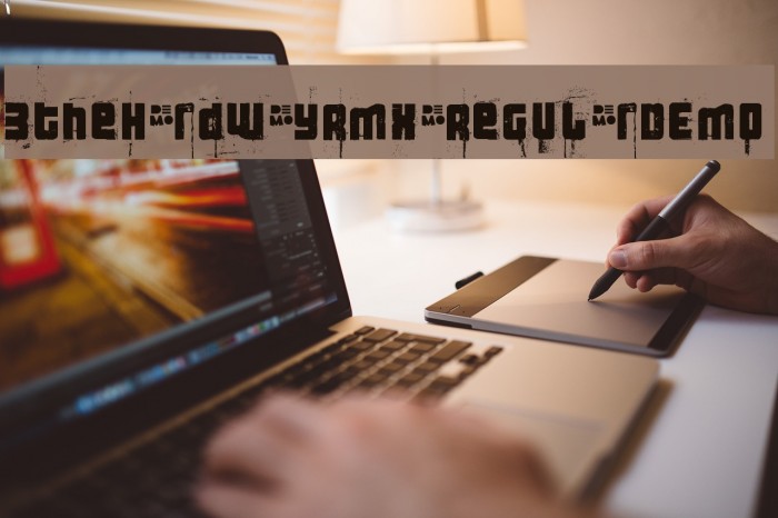 3theHardwayRMX-RegularDEMO Font examples