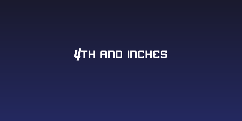 4th and Inches Social Header