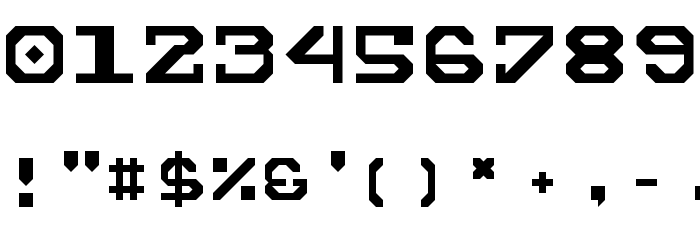 5Tekknosystem Regular Font OTHER CHARS