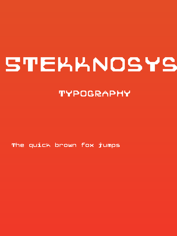 5Tekknosystem Regular Poster