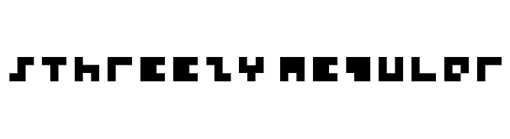 5Threezy Regular Font