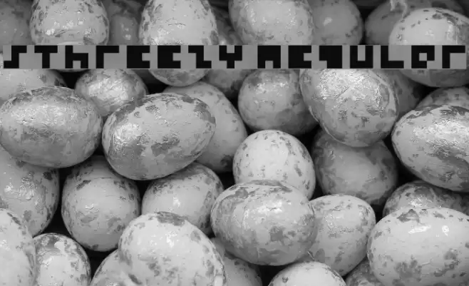 5Threezy Regular Font examples