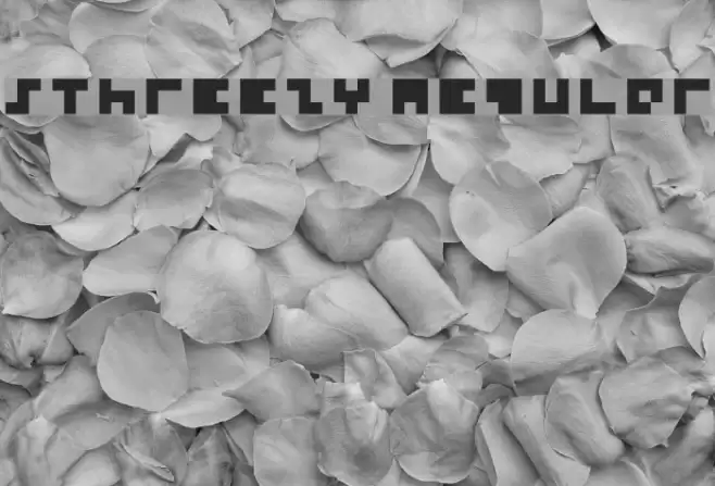 5Threezy Regular Font examples