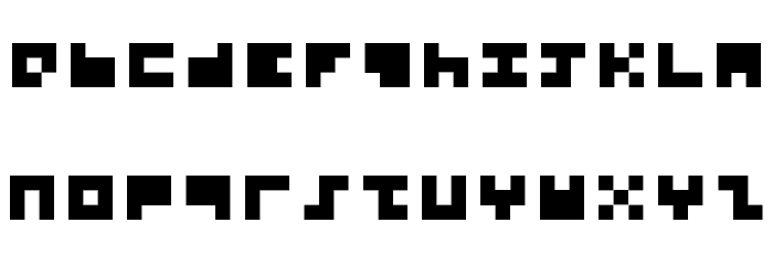 5Threezy Regular Font LOWERCASE