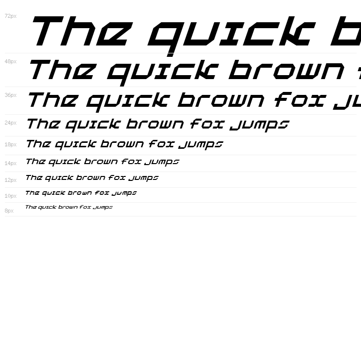 5th Agent Italic Waterfall