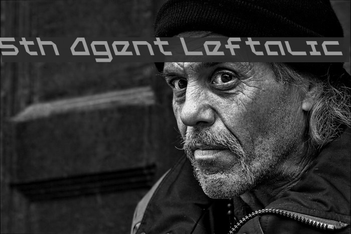 5th Agent Leftalic Font examples