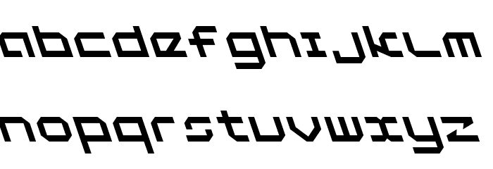5th Agent Leftalic Font LOWERCASE