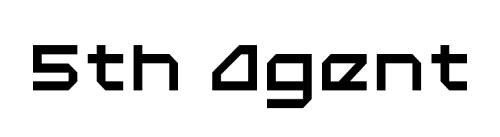 5th Agent Font