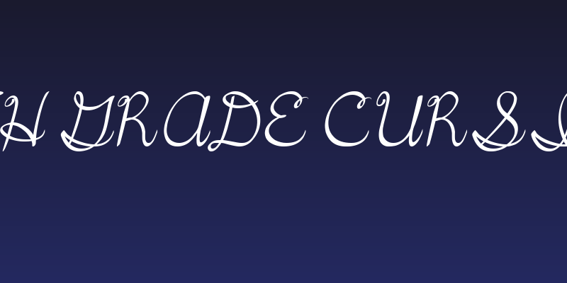 5th Grade Cursive Social Header