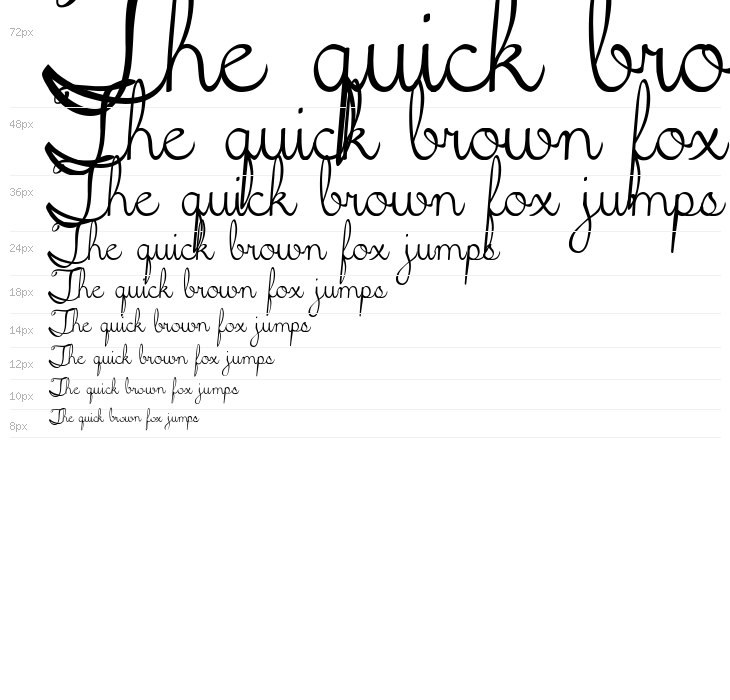 5th Grade Cursive Waterfall