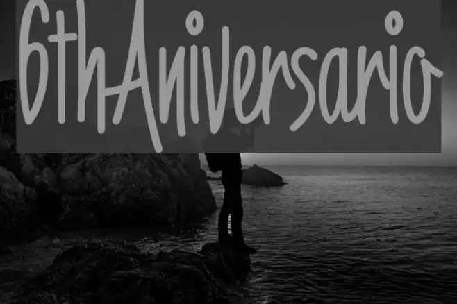 6thAniversario خط examples