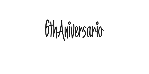6thAniversario Logo