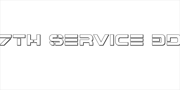 7th Service 3D Logo