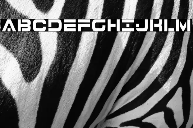 7th Service Condensed Font examples