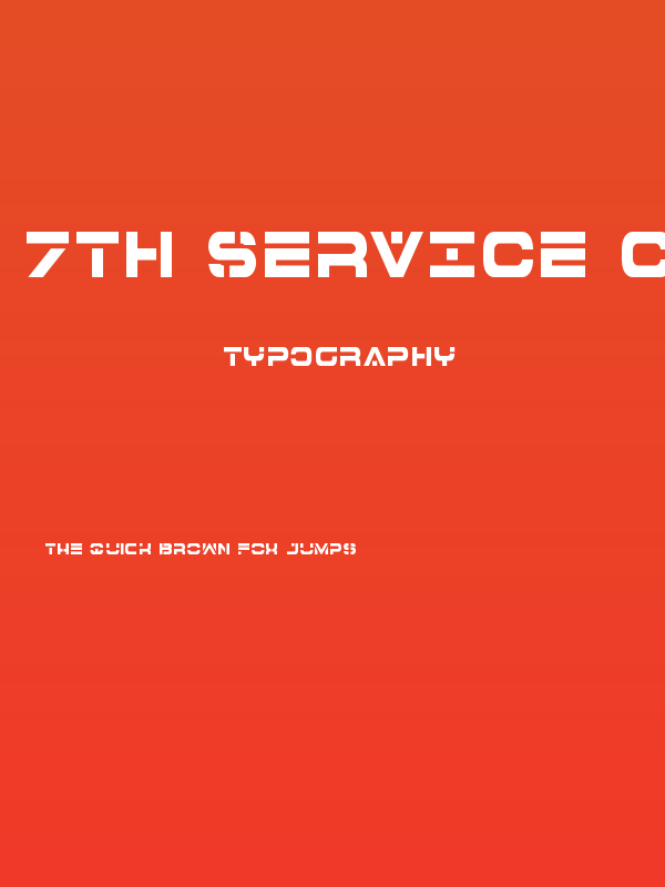7th Service Condensed Poster