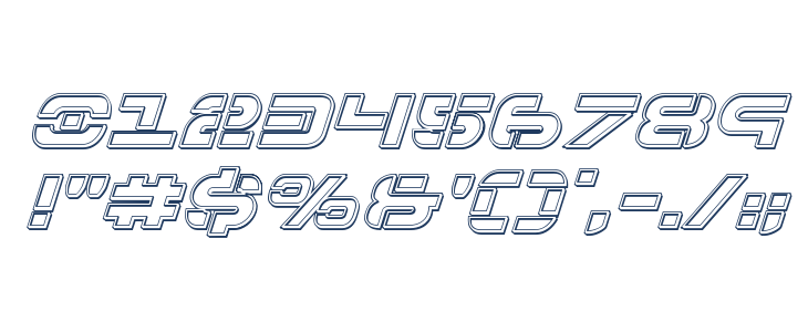 7th Service Engraved Italic Other Characters