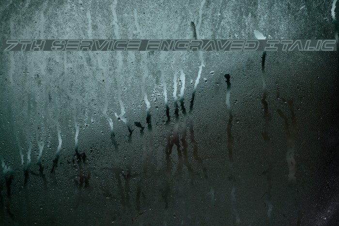 7th Service Engraved Italic Example 2