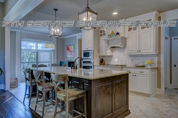 7th Service Engraved Italic Example 3