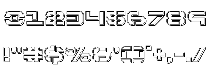 7th Service Engraved Font OTHER CHARS