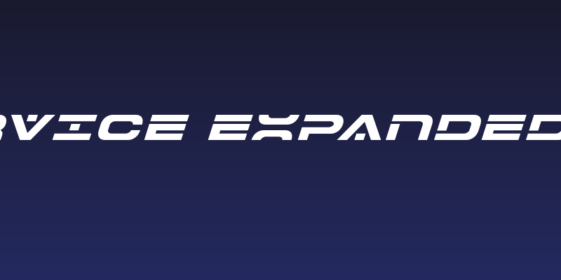 7th Service Expanded Italic Social Header