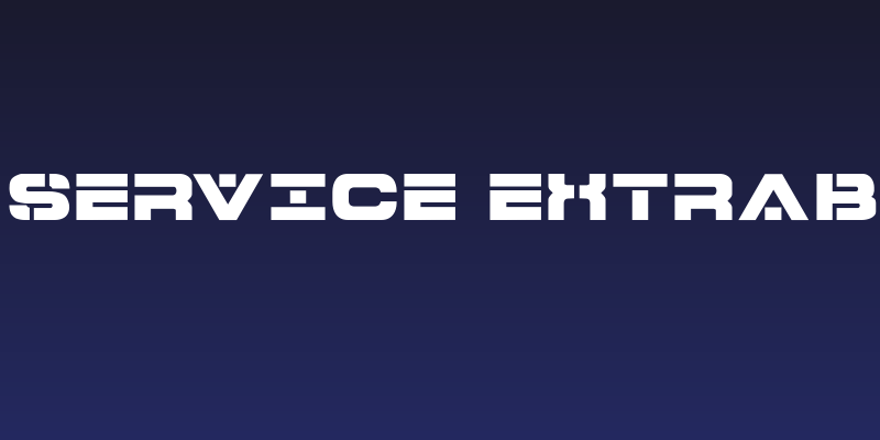 7th Service ExtraBold Social Header