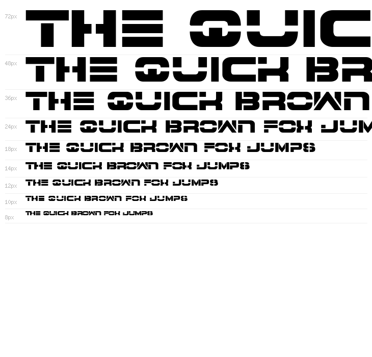 7th Service ExtraBold Waterfall