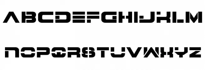 7th Service ExtraBold フォント 小文字