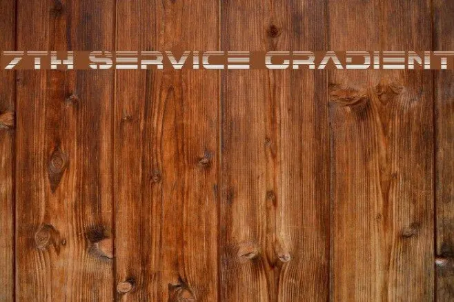 7th Service Gradient Example 2