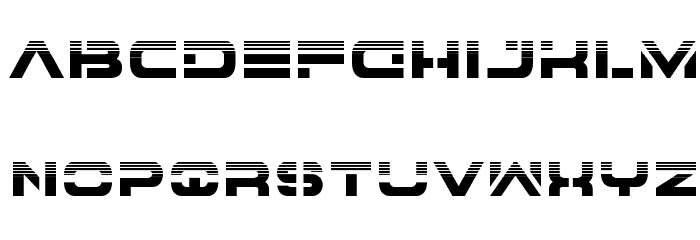 7th Service Halftone Font LOWERCASE