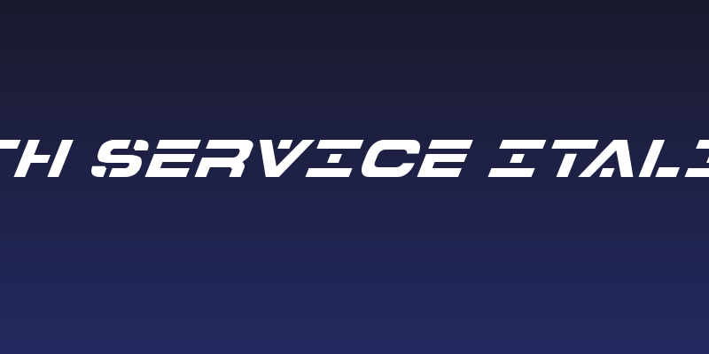 7th Service Italic Social Header
