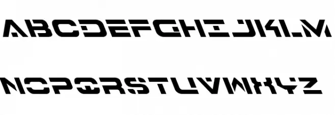 7th Service Leftalic Polices MAJUSCULES