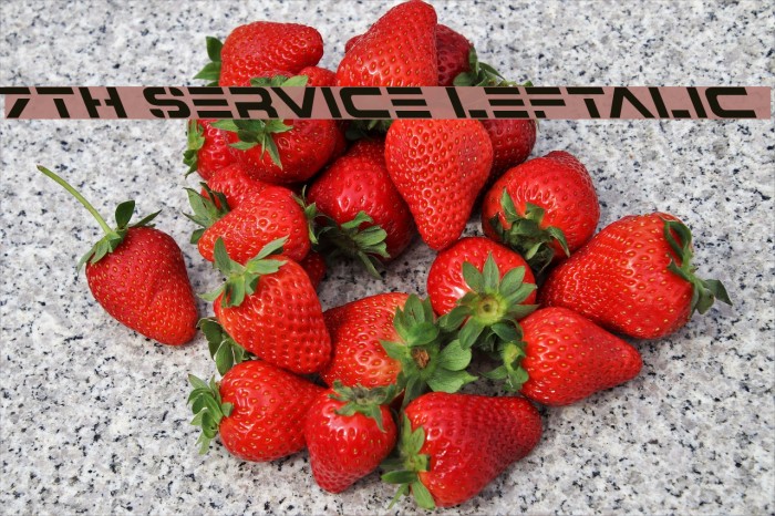 7th Service Leftalic Fonte examples