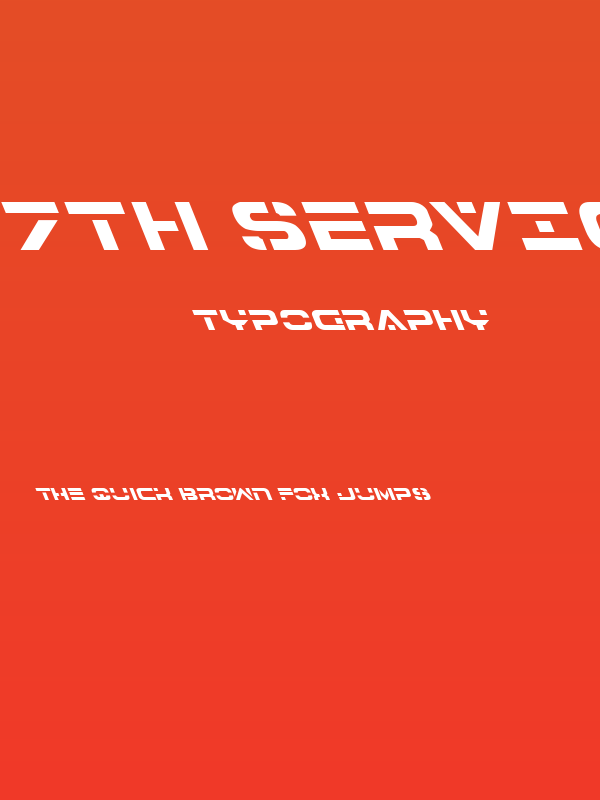 7th Service Leftalic Poster