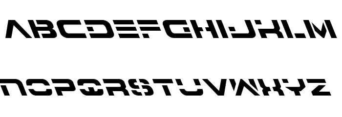 7th Service Leftalic Fonte MINÚSCULAS
