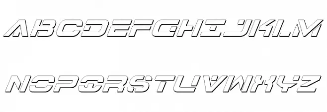 7th Service Outline Italic Шрифта ВЕРХНИЙ
