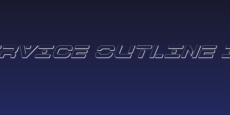 7th Service Outline Italic Social Header