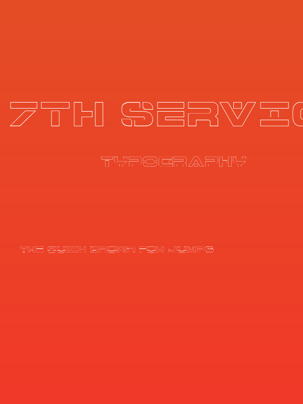 7th Service Outline Poster