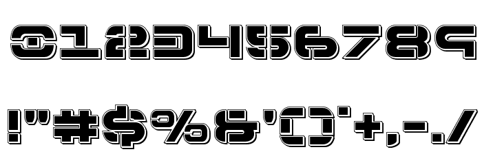 7th Service Punch Font OTHER CHARS