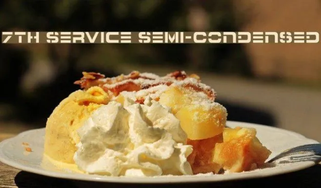7th Service Semi-Condensed Example 1